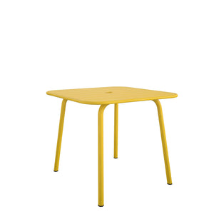 Novogratz June Square Dining Table - Yellow