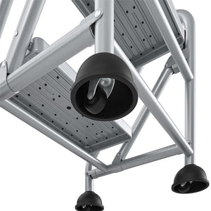 Two-Step Commercial Rolling Step Ladder - Graphite Grey